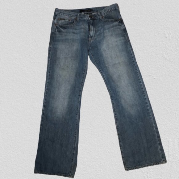 Vintage 1990s Calvin Klein Boot Cut Jeans Size 34 - Picture 2 of 3